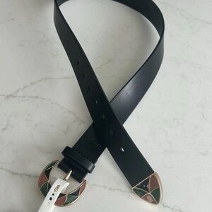 Jessica Simpson Women’s Belt Size X-Large Color: Black Mosaic NEW!